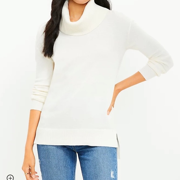 LOFT Sweaters - LOFT Cowl Tunic Sweater Size L